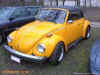 Oranje Volkswagen kever USA cabrio superbeetle