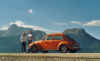 Oranje Volkswagen kever