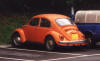 Oranje Volkswagen kever